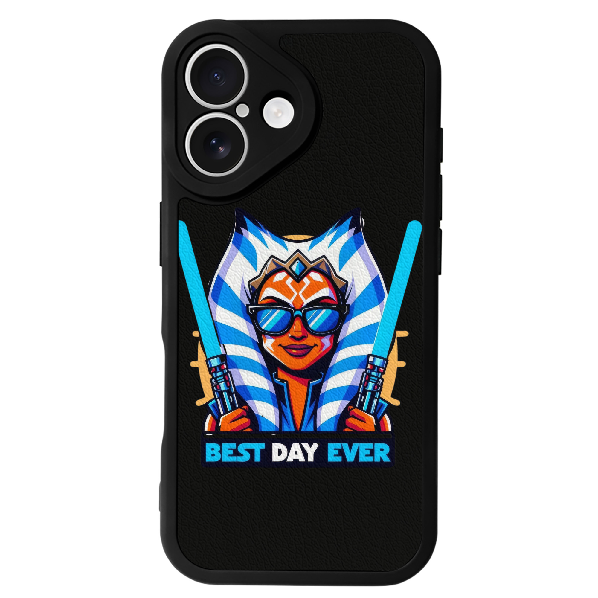（画像用） スター・ウォーズ Star Wars 【iPhone 16シリーズ対応】シリコンスマホケース（レザー調） 材質：シリコン